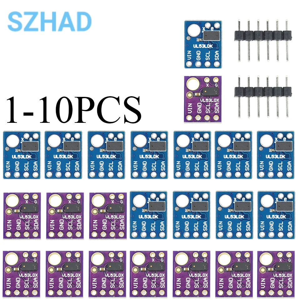 1-10PCS GY-530 VL53L0X World Smallest Time-of-Flight (ToF) Laser Ranging Sensor GY-530 VL53L0X