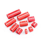 5PCS Slide Type Dip Switch Double Row Toggle Switches Module 2.54mm 1P2P3P4P5P6P7P8P9P10P-12PIN Position For Circuit Breadboards