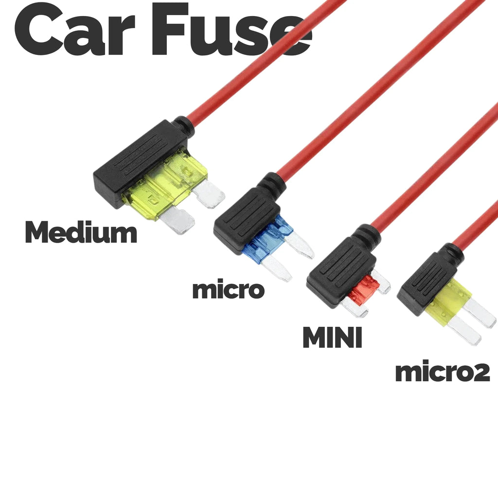 1-5-10pcs 12V 5A 10A 15A 20A Car Fuse Holder Add-a-circuit TAP Adapter Micro Standard Micro2 ATM APM Blade MINI Medium