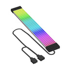 Flexible RGB LED Light Strip Bar ARGB Board Cover For Computer Power Supply ATX 24PIN GPU Video Card Cables And Case