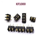 10Pcs KF1000 Barrier Terminal Block Pitch 10mm 2P/3P/4P PCB Mount Screw Terminal Connector 300V 25A for PCB Wiring
