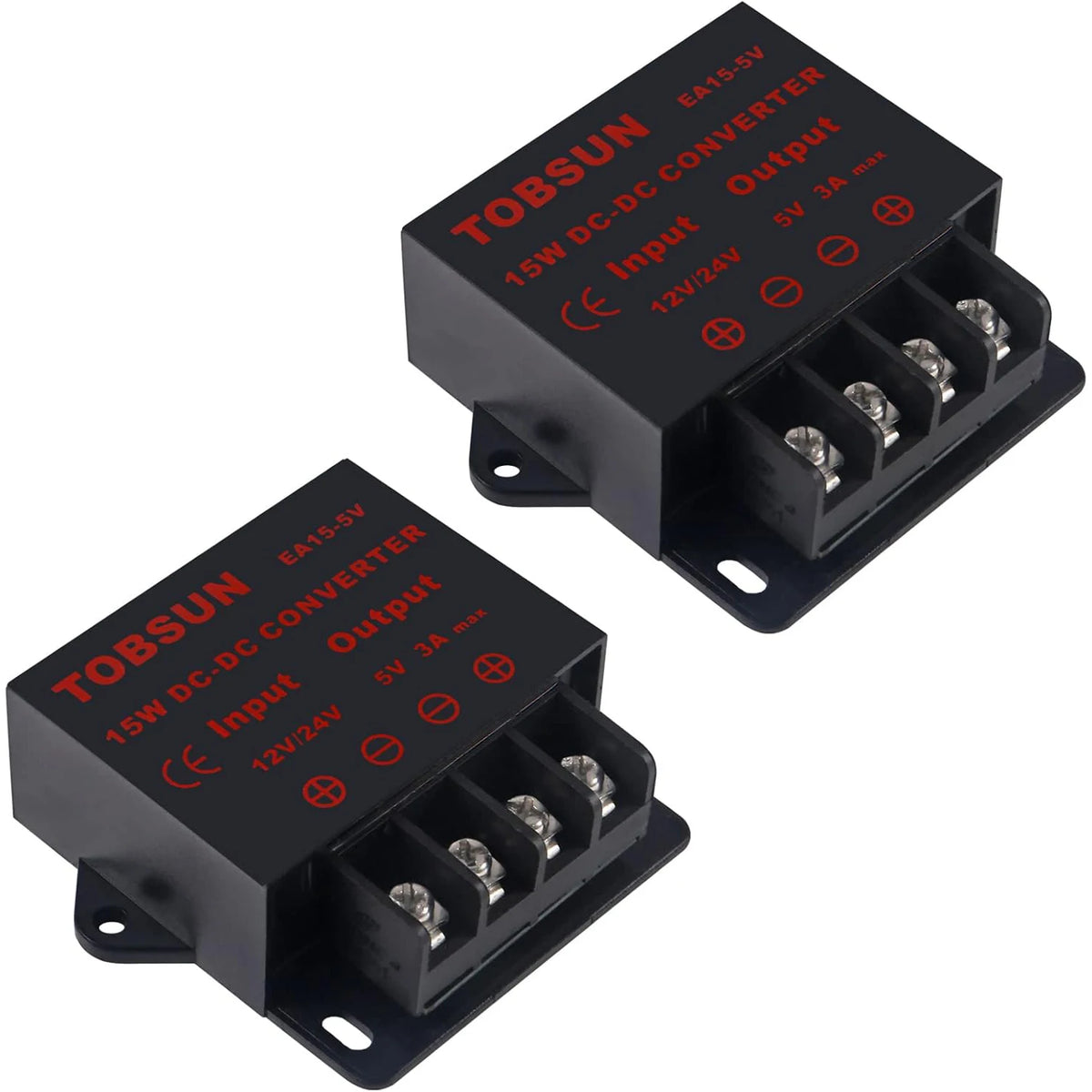 DC 12V 24V to 5V 3A Converter DC Voltage Reducer Regulator Step Down Buck Converter Power Supply Volt Transformer Module