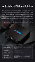 FiiO K11 DAC and Headphone Amplifier for Home Audio/PC, 6.35mm and Balanced 4.4mm, RCA, Coaxial, Optical, 1400mW, DSD256