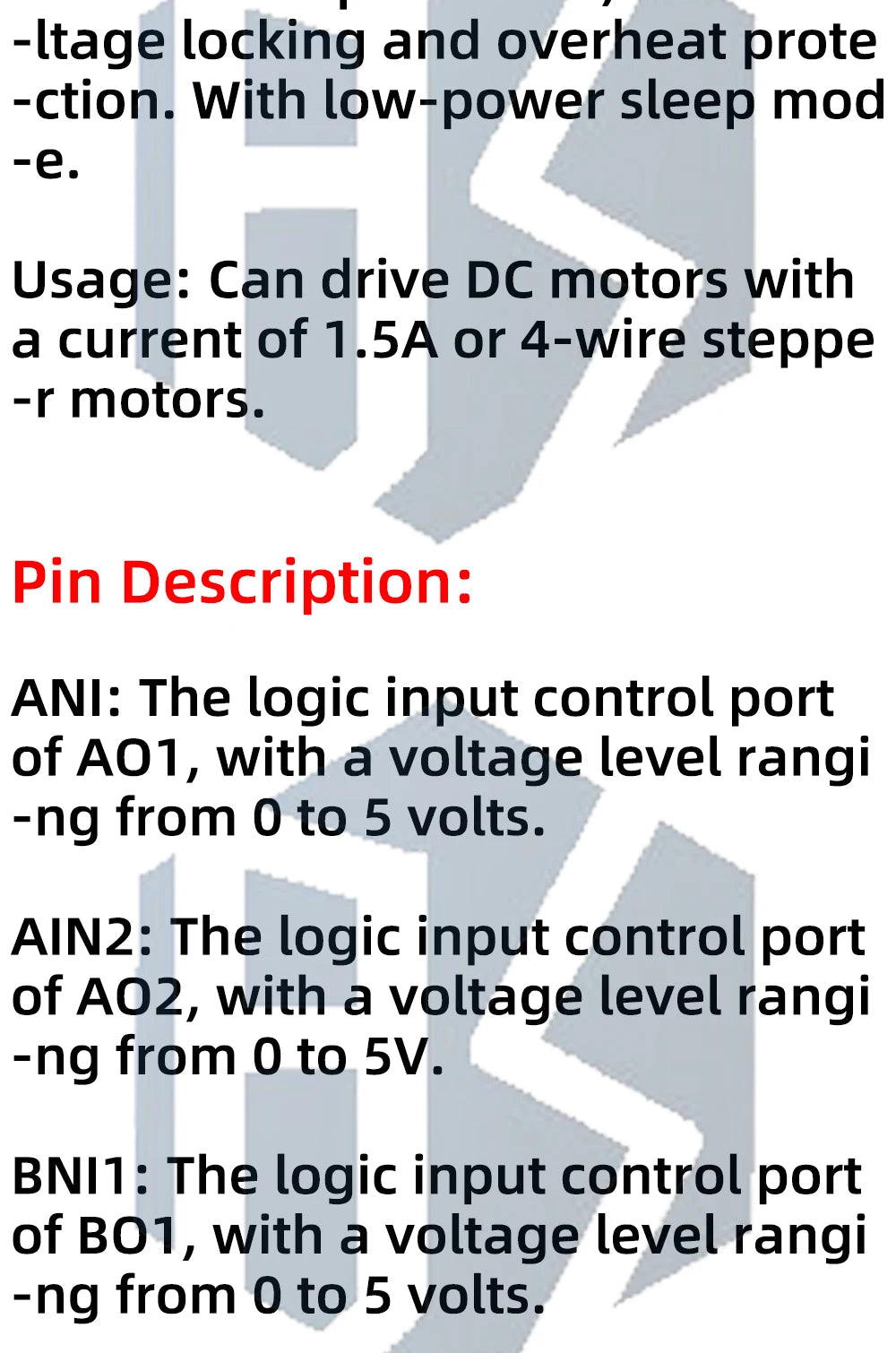 TB6612/DRV8833 Dual Motor Driver 1A TB6612FNG for Arduino Microcontroller Better than L298N