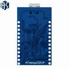 Pro Micro ATmega32U4 5V 16MHz Replace ATmega328 For Arduino TYPE-C  With 2 Row Pin Header For Leonardo Mini Usb Interface Pro