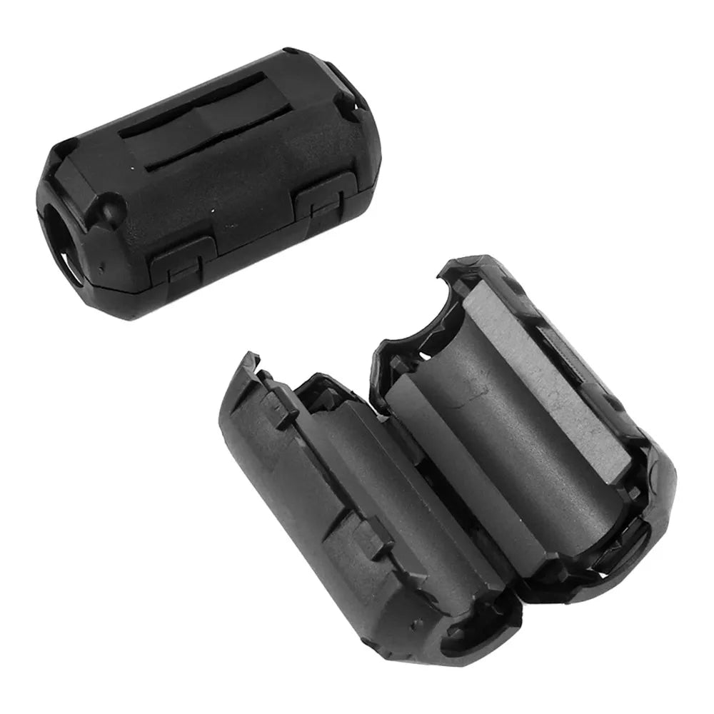 22/25pcs Clip-on Ferrite Core Beads EMI RFI Noise Suppressor Filter for USB Audio Video Power Cables Anti-Interference Choke