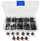 1Box 6x6mm 12x12mm Tactile Tact Push Button Mini Micro Switch Kit PCB Momentary Self-reset Switches DIP 2Pin 4Pin ON/OFF