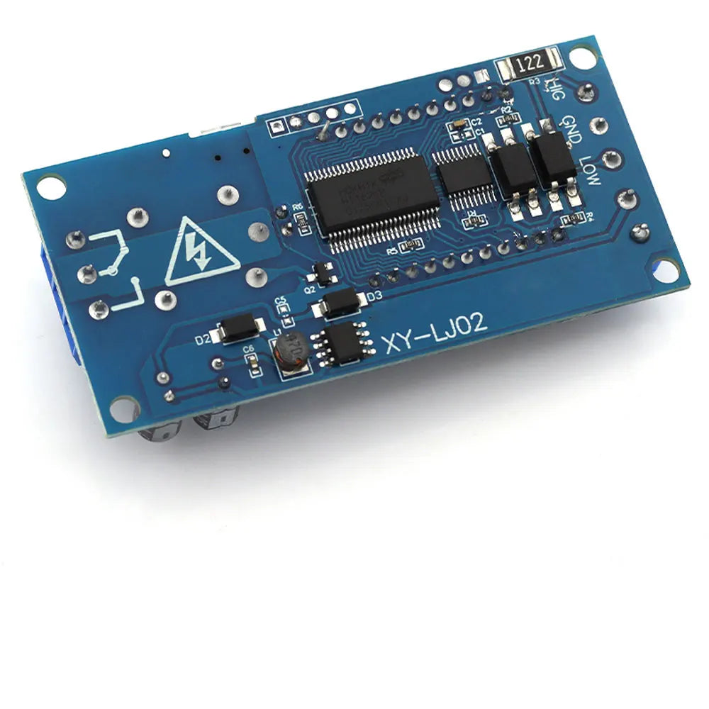 6-30V Micro USB Digital LCD Display Time Delay Relay Module Control Timer Switch Trigger Cycle Module XY-LJ02