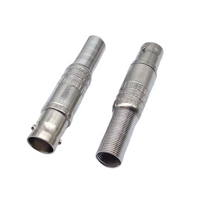 BNC Female Spring Tail Cable Soldering Adapter Q9 BNCK 75-5 BNC Injector for CCTV Video Monitor Connectors Welding Plug F1