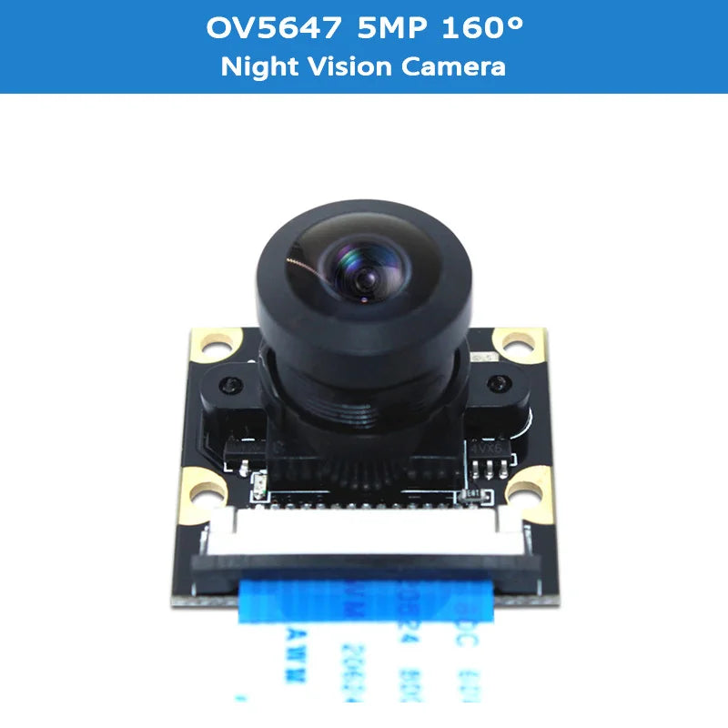 Raspberry Pi Night Vision Camera with 2 Infrared Light 5MP OV5647 Webcam 75 175 IR-CUT Camera for Raspberry Pi 4B 3B+ 3B Zero