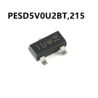(20pcs) 100% Brand New Original Genuine PESD5V0U2BT,215 Surface Mount SOT-23 Package Ultra-Low Capidirectional Dual ESD Protecti