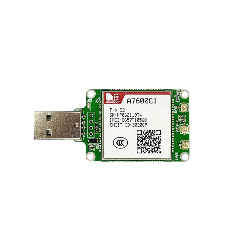 SIMCOM SIM7600 Series SIM7600G/ SIM7600E/SIM7600G-H/SIM7600E-H/SIM7600E-H1/SIM7600E-L1C/SIM7600SA/NA/JC-H 4G LTE Cat4 USB Dongle