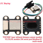 5Pcs/1pc VL6180/VL53L0X/VL53L1X TOF10120 Time of Flight ToF Laser Ranging Sensor TOF050F TOF050C TOF200C TOF400C 50CM/2M/4M IIC