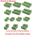 5Pair KF2EDG 3.5mm/3.81mm/3.96mm/5.08mm 15EDG 2-12Pin Male Plug Female Socket PCB Screw Terminal Block Pin Header Wire Connector
