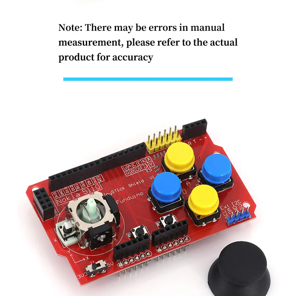 Gamepad Joystick Keypad Shield PS2 for Arduino nRF24L01 Nk 5110 LCD I2C Interface - Gaming Controller Add-Onmodule