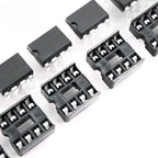 NE555 NE555P IC 555 & 8 Pin DIP Timer Programming Oscillator Chip Sockets Kit 1/5set