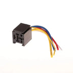1Set 4/5 Pin Automotive Relay 12V DC 24V 40A Waterproof Relay For Motorcycle Headlight Air Conditioner With Socket