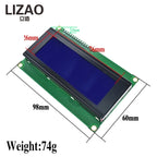 LIZAO 20X4 LCD2004 LCD Module IIC/I2C/TWI Serial Port Blue Green Backlight Display for Arduino UNO R3 MEGA2560