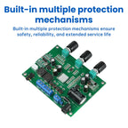 DC 9-18V 2.1 Channel Digital Audio Amplifier Board 2*15W+30W Bluetooth 5.4 Digital Decoder Power Amplifier Audiophile Subwoofer