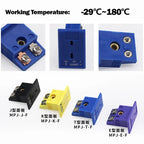1~100pcs Thermocouple Miniature Socket & Plug Connector K/T/J/E Type Panel Mount Thermocouple Plugs and Sockets Sensor