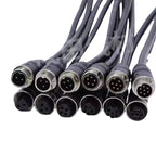 GX12 Male to Female Extension Cable Aviation Plug Connection Wire 2/3/4/5/6/7 Pin Plug Sensing Connector Line 0.2-3 Meter