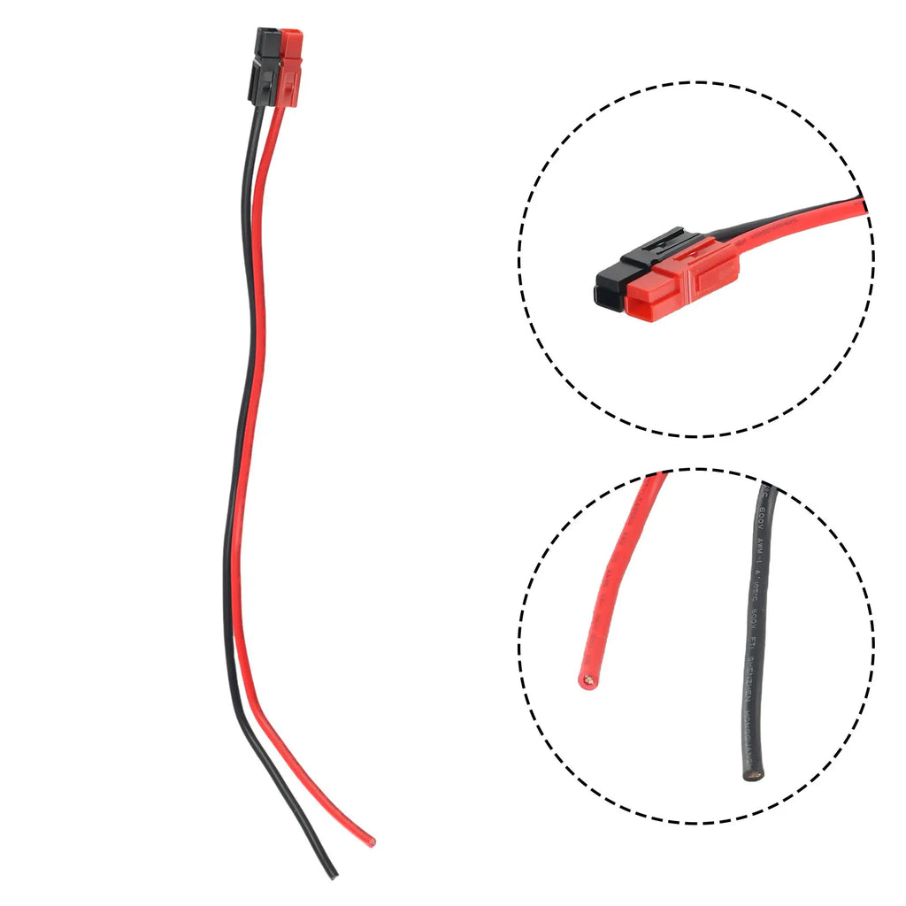 30A For Anderson Connector Battery Harness Electric Bike Connecting Cable Plug Wire Connector Electrical Equipment