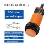 M30 Capacitive Proximity Switch Sensor 1-25mm Detection Distance DC 3-Wire Material/Liquid Level Detection NO/NC 2-Wire 220V