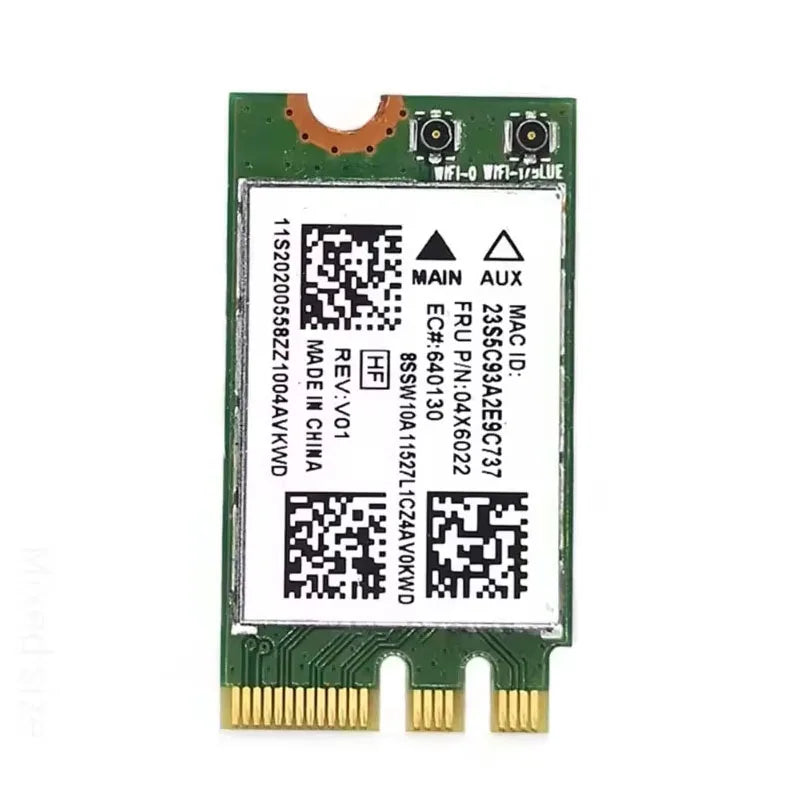 4.0 BT 04X6022 For Lenovo G40 G40-80 Y40-70 G50 B50 Z40 Z50 V1000 NGFF WiFi QCNFA335 Wireless Network Card