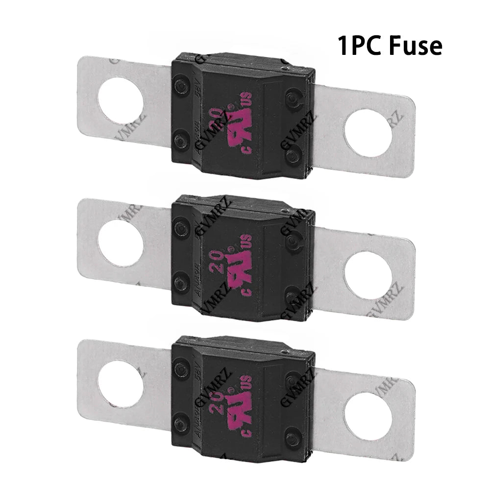 1Set 20A 30A 40A Car Audio Auto Mini ANL AFS Car Fuse Holder Block with Fuse 100A 150A 200 MINI ANL 32V Good Quality 50A 60A 80A