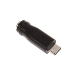 1/2pc DC Power Adapter Converter 5.5x2.1mm Female Jack To USB Type C Male Connector