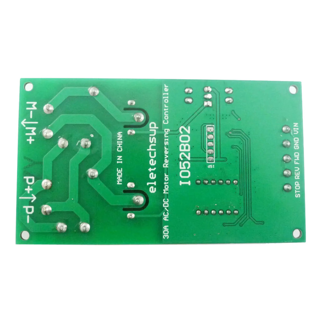 30A Motor Controller Relay Board 12V DC AC Forward Reverse Switch with Automatic Delay Timer