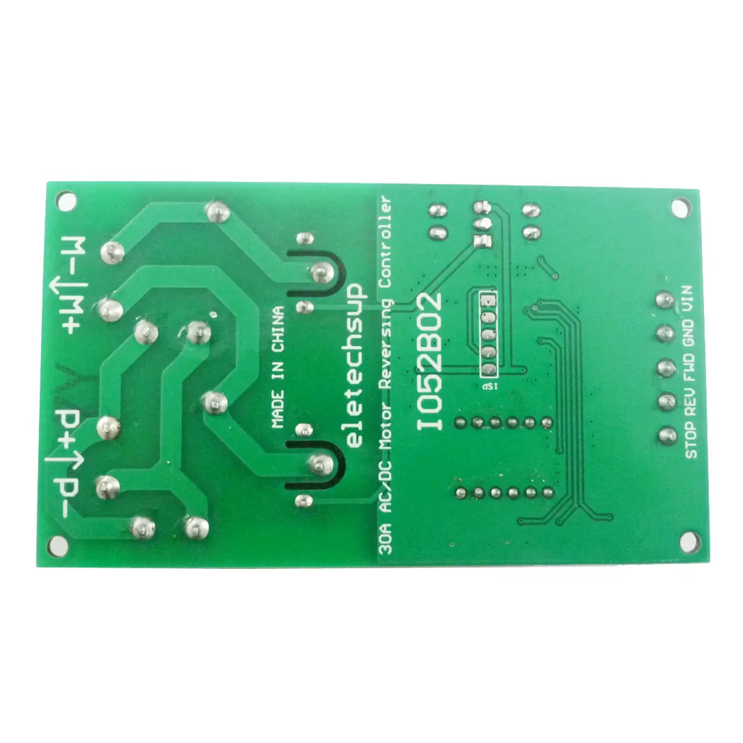 30A Motor Controller Relay Board 12V DC AC Forward Reverse Switch with Automatic Delay Timer