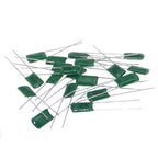 620pcs 31Value 100V Mylar Film Capacitor Assorted Kit 0.22NF-470NF Capacitor pack 2A102 2A103 2A104 2A221 2A222 2A223 2A224