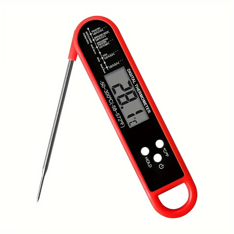 Digital Kitchen Meat Thermometer For Food Water Milk Foldable Cooking Food Probe BBQ Thermometer Oven Thermometer Kitchen Tools