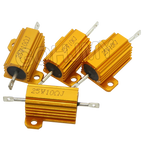 1PCS RX24 5W 10W 25W 0.01~30K Aluminum Power Metal Case Wirewound Resistor 1R 2R 5R 8R 10R 20R 100R 150R 1K 2K 5K 10K 100k Ohm