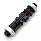Solar Panel Mount Connector with Dust Cap M12 Thread Male Female PV Bulkhead Adapter Coupler for Inverter Combiner Box Install