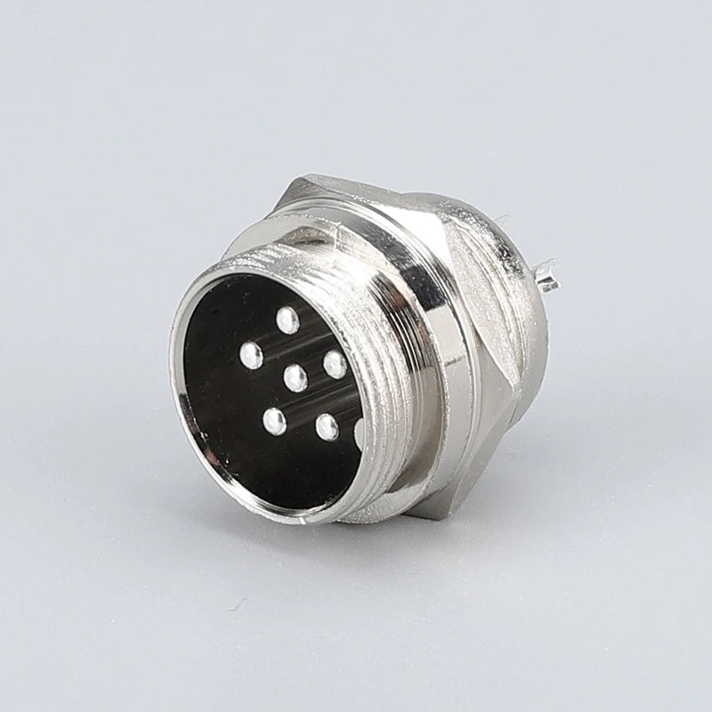 5Set Panel Mount GX12/16/20 Aviator Connector 2 3 4 5 6 7 8 9 10 12Pin Male Female Aviation Plug Socket for Industrial Equipment