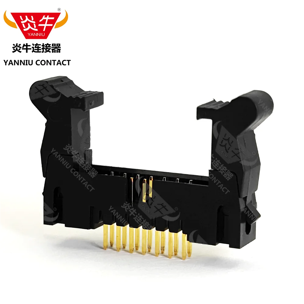 50Pcs DC2  6p-64P 2.0mm PITCH IDC SOCKET CONNECTORS ISP JTAG HEADER   YANNIU  High Temperature Resistance  Electroplate Gild 3Au