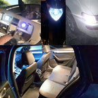 10PCS T10 W5W 12SMD 1206 Car Wedge White LED DC 12V Canbus No Error Decoder External Lights License Plate Lamp Corner Backup Led