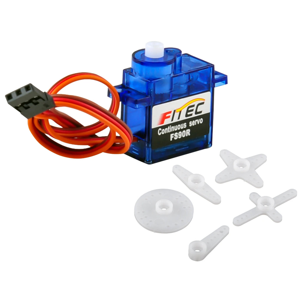 Feetech FS90R RC Servo 1.5KG 4.8-6V 360 Degree Continuous Rotation Micro Motor Wheel for Smart Robot Microbit RC Car Boat Drones