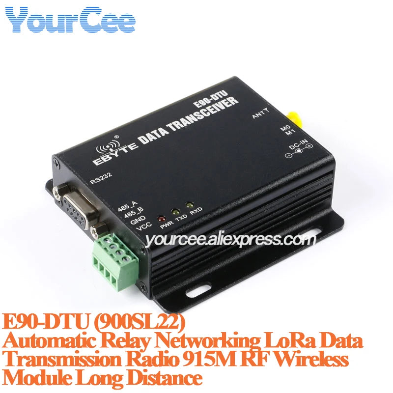 E90-DTU Automatic Relay Networking LoRa Data Transmission Radio RF Wireless Module 230SL22 400SL22 900SL22 E90-DTU 433L30