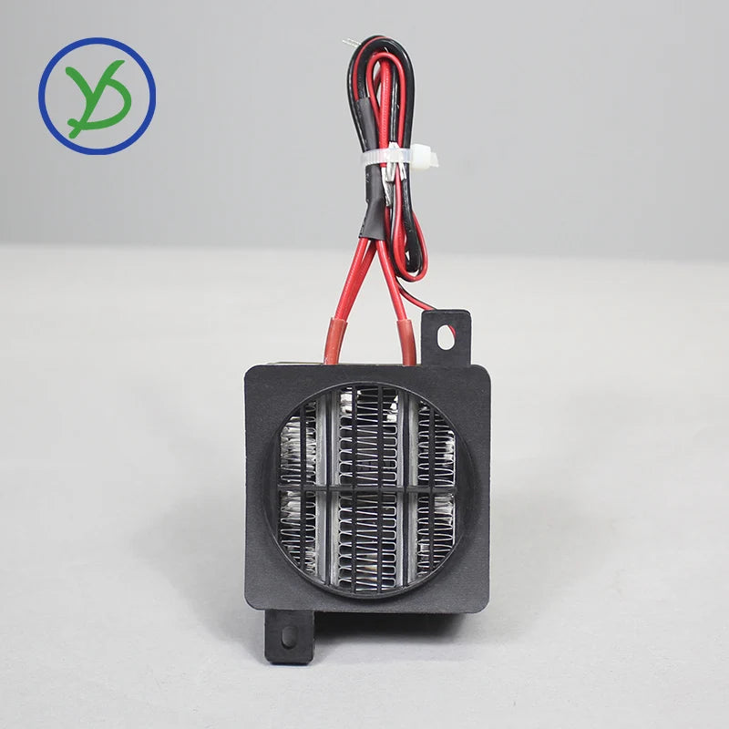 12V 24V 48V 110V 220V PTC Heater 50~400W Ceramic Thermostatic Insulated Heater With Fan Pet Insulation Incubator Electric Heater