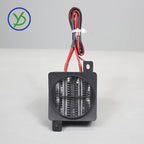 12V 24V 48V 110V 220V PTC Heater 50~400W Ceramic Thermostatic Insulated Heater With Fan Pet Insulation Incubator Electric Heater