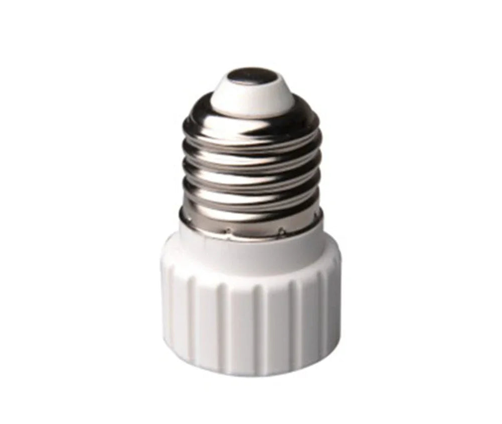 Gu10 To E26 e27 Lampholder Adapter Fireproof Screw E26 E27 To 2Prong Gu10 LED Lamps Spotlight Bulb Light Socket Adaptor