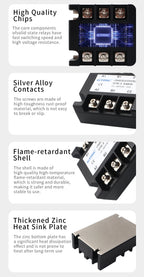 GTRIC Three-phase Solid State Relay DC Control AC AC Control AC 10A25A 40A 60A 80A 100A 120A 150A 200A 380V AC Solid State Relay