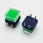 10Sets 12x12x10mm Tact Switch With Plastic Caps Momentary Tactile 4PIN SMT DIP Push Button Switch Micro Key Button