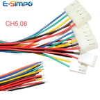 10pcs CH3.96 22AWG 2/3/4/5/6/7/8/9/10Pin 3.96mm Pitch Cable 20cm long Electrical Terminal Housing Plug Harness Wire Connector