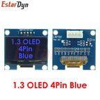 RoHS 1.3 inch OLED Module White/Blue  SPI/IIC I2C Communicate Color 128X64 1.3 inch OLED LCD LED Display Module 1.3" OLED Module