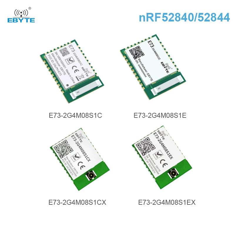 nRF52840 nRF52833 Zigbee BLE5.1/5.0 Wireless Module CDEBYTE BLE Mesh Low Power Consumption Small Size SMD BLE Module