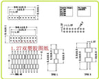 50pcs 1.27mm 1x50P Extra Long Pin L11-15-20-27mm Straight Single Row Double Plastic PCB Board Spacer Male Header Connector